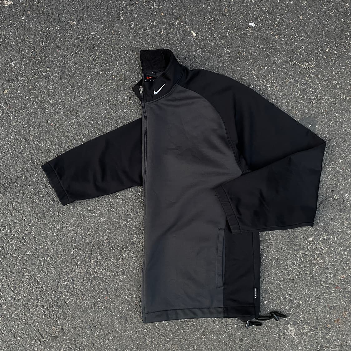 90s 나이키 재팬 넥 스우시 올드스쿨 트랙탑 오버핏 져지 자켓 XL 상품이미지3