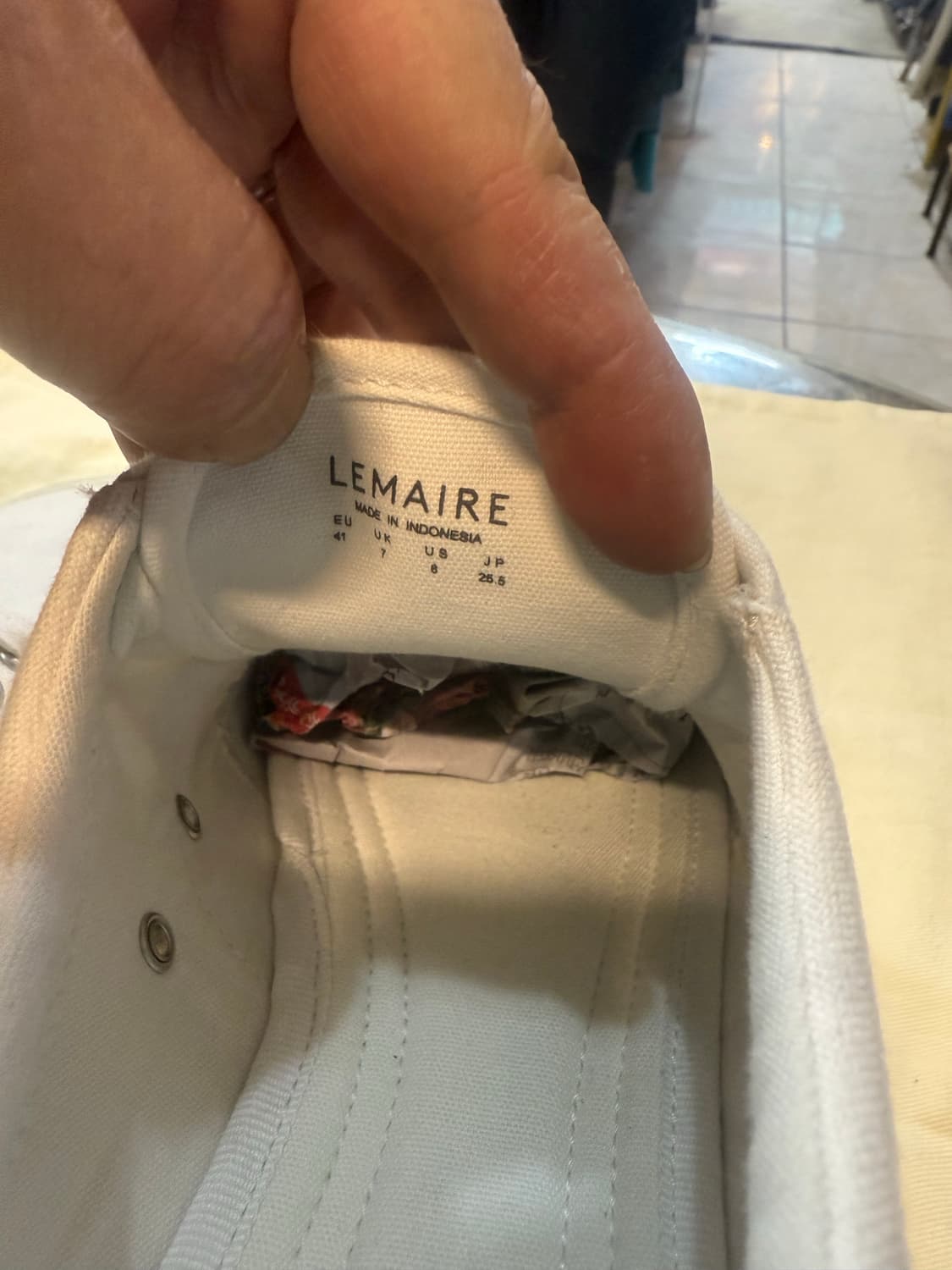 7/260 정품 르메르 캔버스 스니커즈 팝니다 상품이미지6