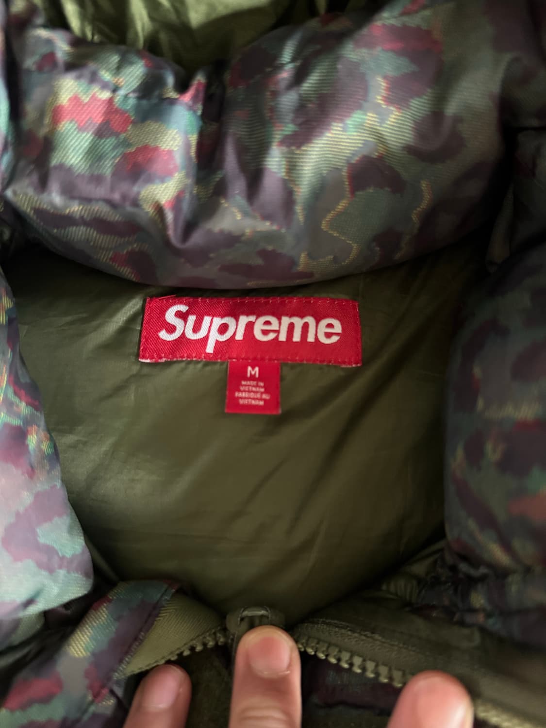 Supreme leopard puffer 700-fill 24fw 상품이미지3