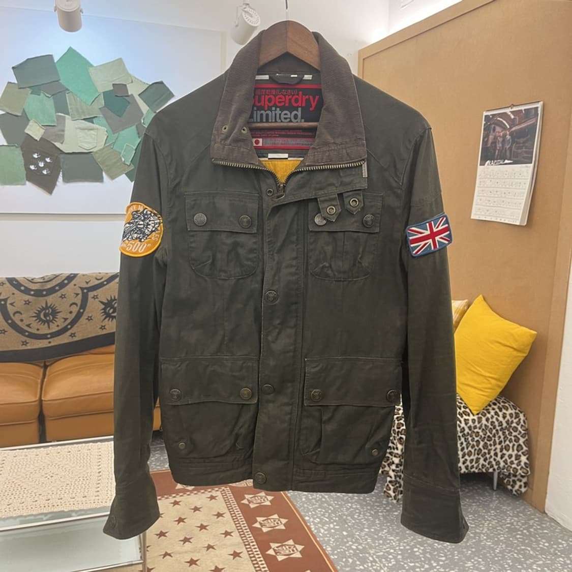 슈퍼드라이 재팬빈티지 밀리터리 리미티드 바버 자켓 95 C09780 상품이미지3
