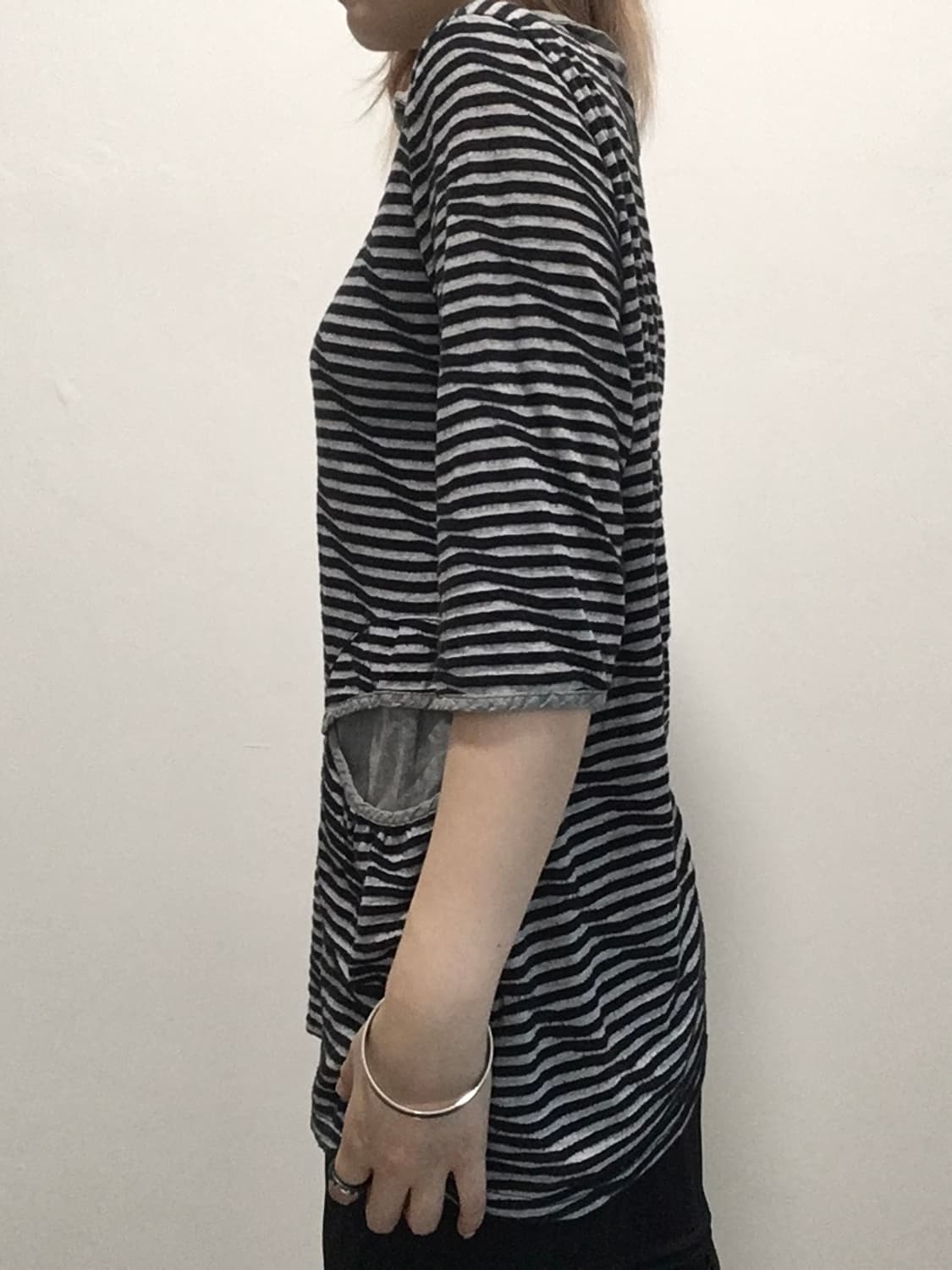 jpn vintage stripe cargo pocket t shirt 상품이미지4