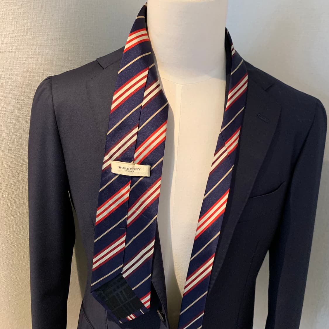 버버리(BURBERRY) 신형 스트라이프 명품넥타이 100실크 이태리 상품이미지2