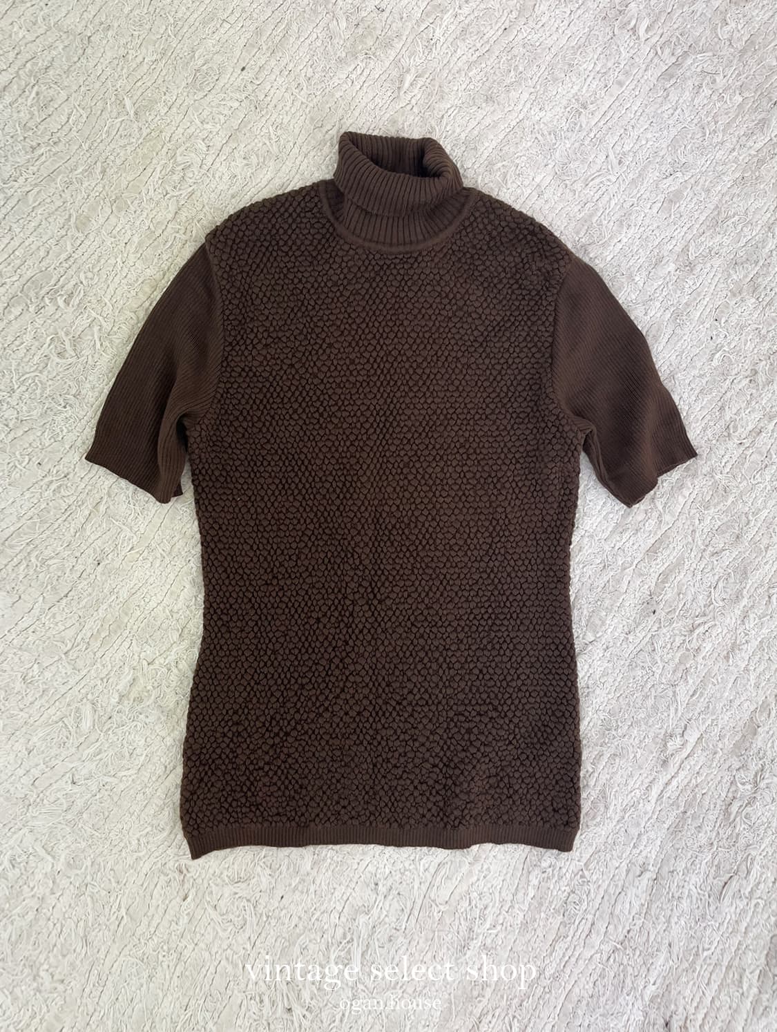 vintage acorn turtleneck knit top 상품이미지1