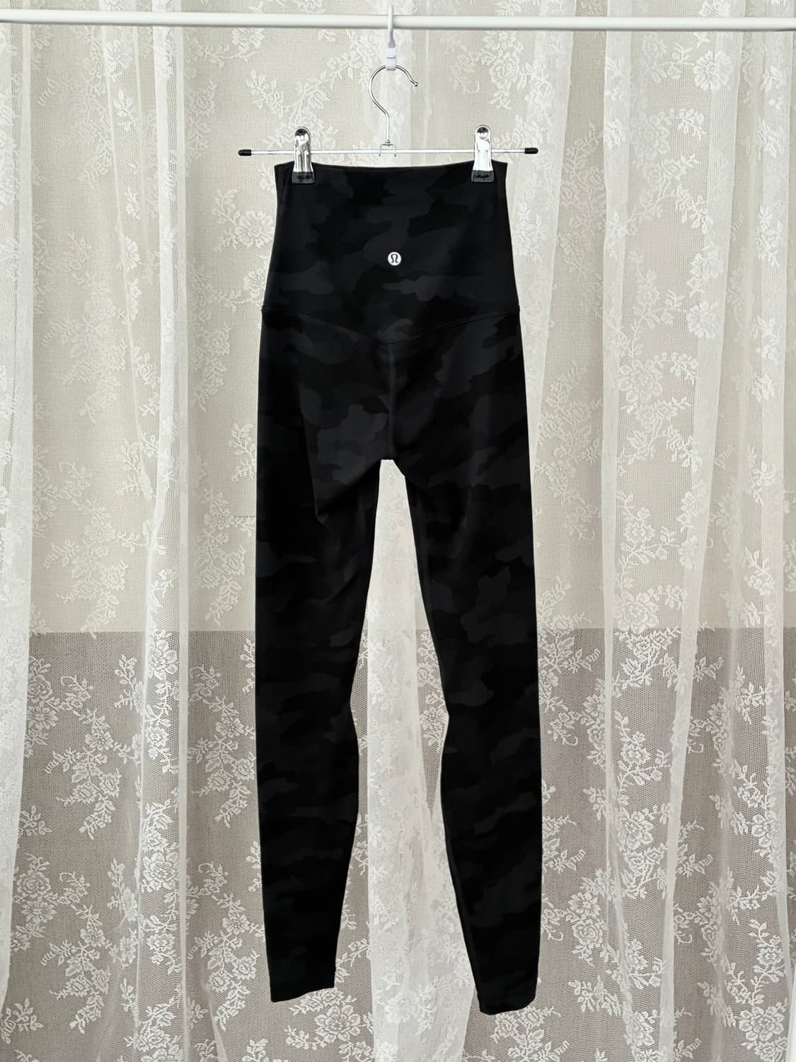 2) 룰루레몬 카모플라쥬 패턴 레깅스 블랙 상품이미지2