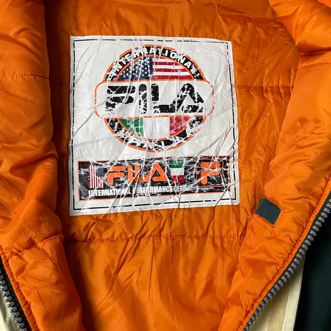 FILA 1990s 휠라 빈티지 플리스 윈드브레이커 파카 A00540 상품이미지9