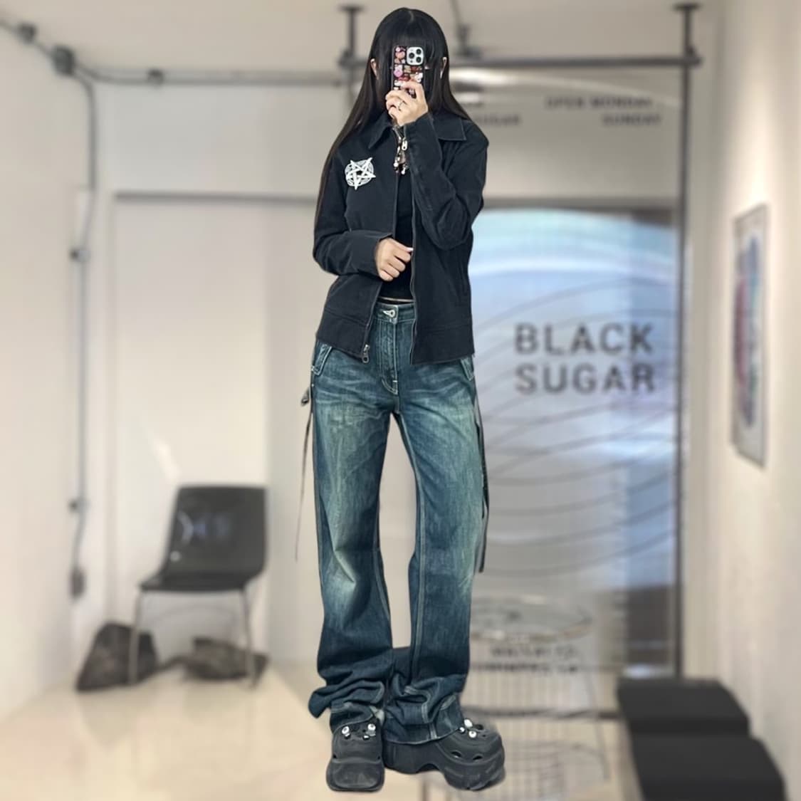 밀크보이 펑크 집업 자켓 상품이미지1