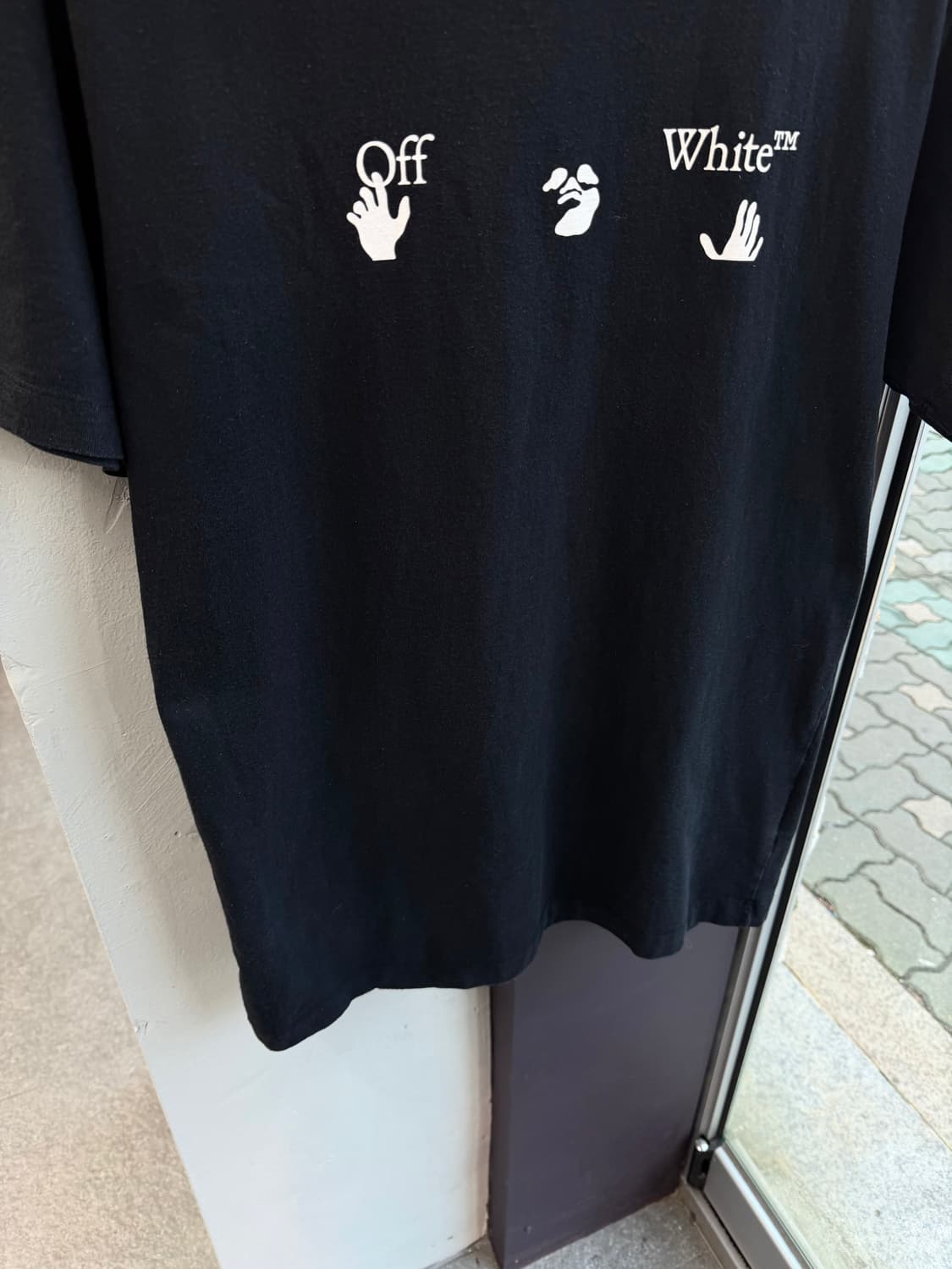 .L/ 오프화이트 신형 로고 프린팅 반팔 상품이미지5