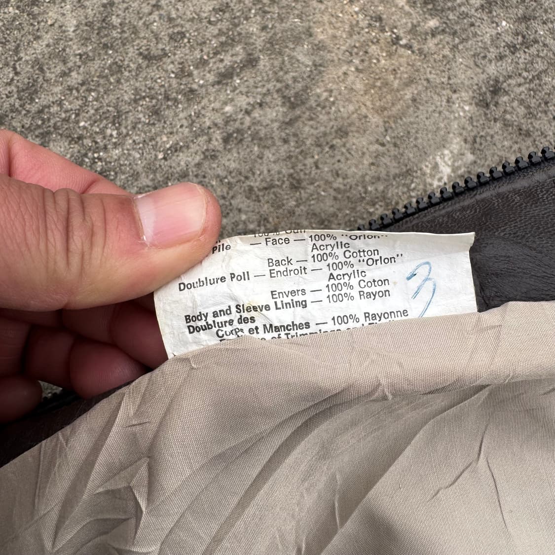 [M] 80s Lanvin 랑방 컬러블록 레더자켓 상품이미지8