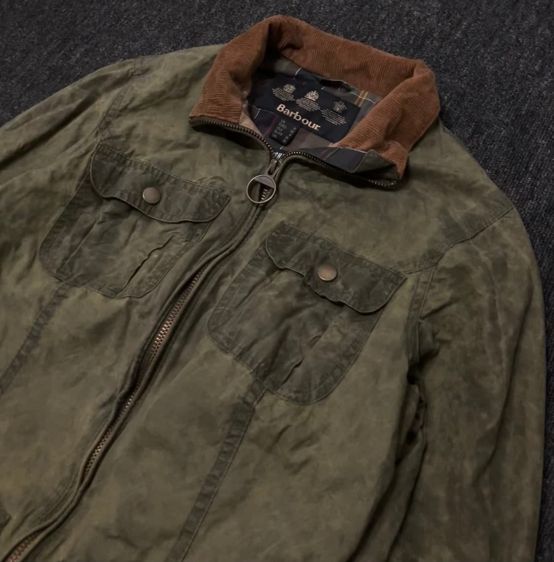 바버 라이트웨이트 파일리 왁스자켓 우먼즈 상품이미지2