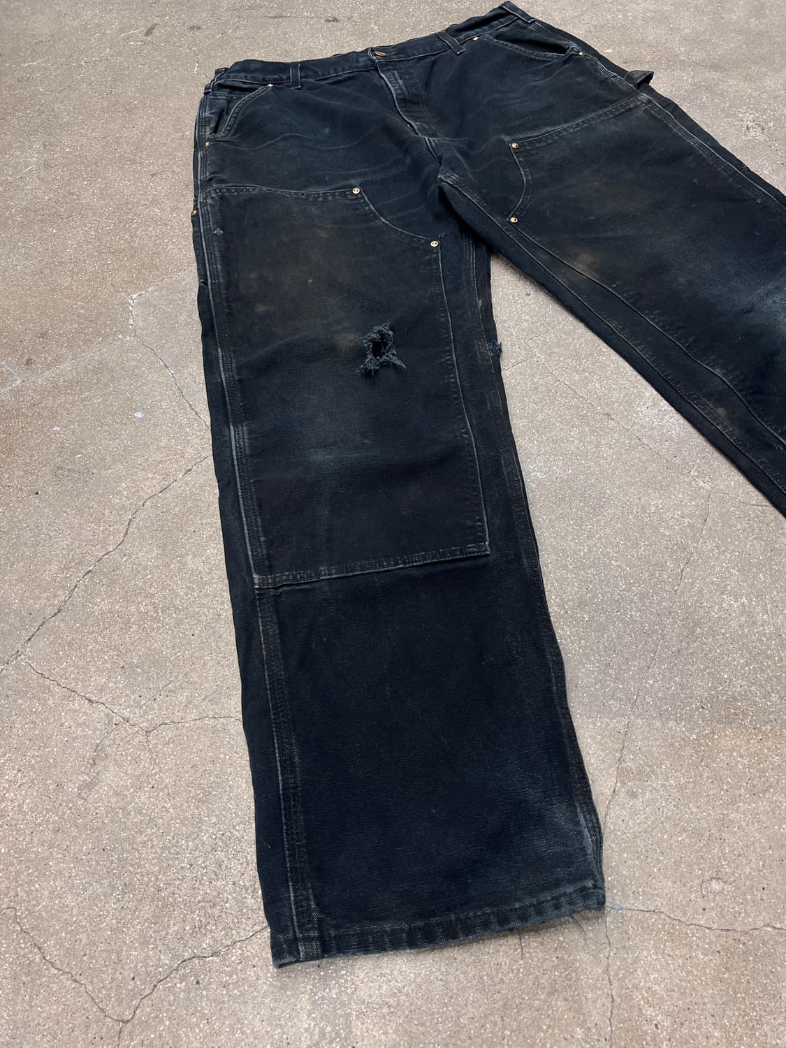 칼하트 더블니 루즈 오리지널핏 BLK 상품이미지3