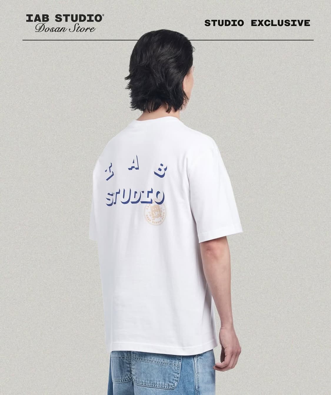 [L] 아이앱 스튜디오 스토어 익스클루시브 스토리지 룸 티셔츠 화이트 상품이미지1