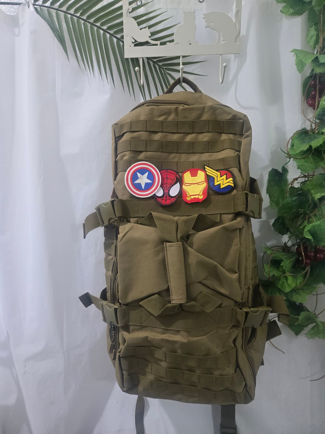 밀리터리 스타일 백팩 상품이미지1