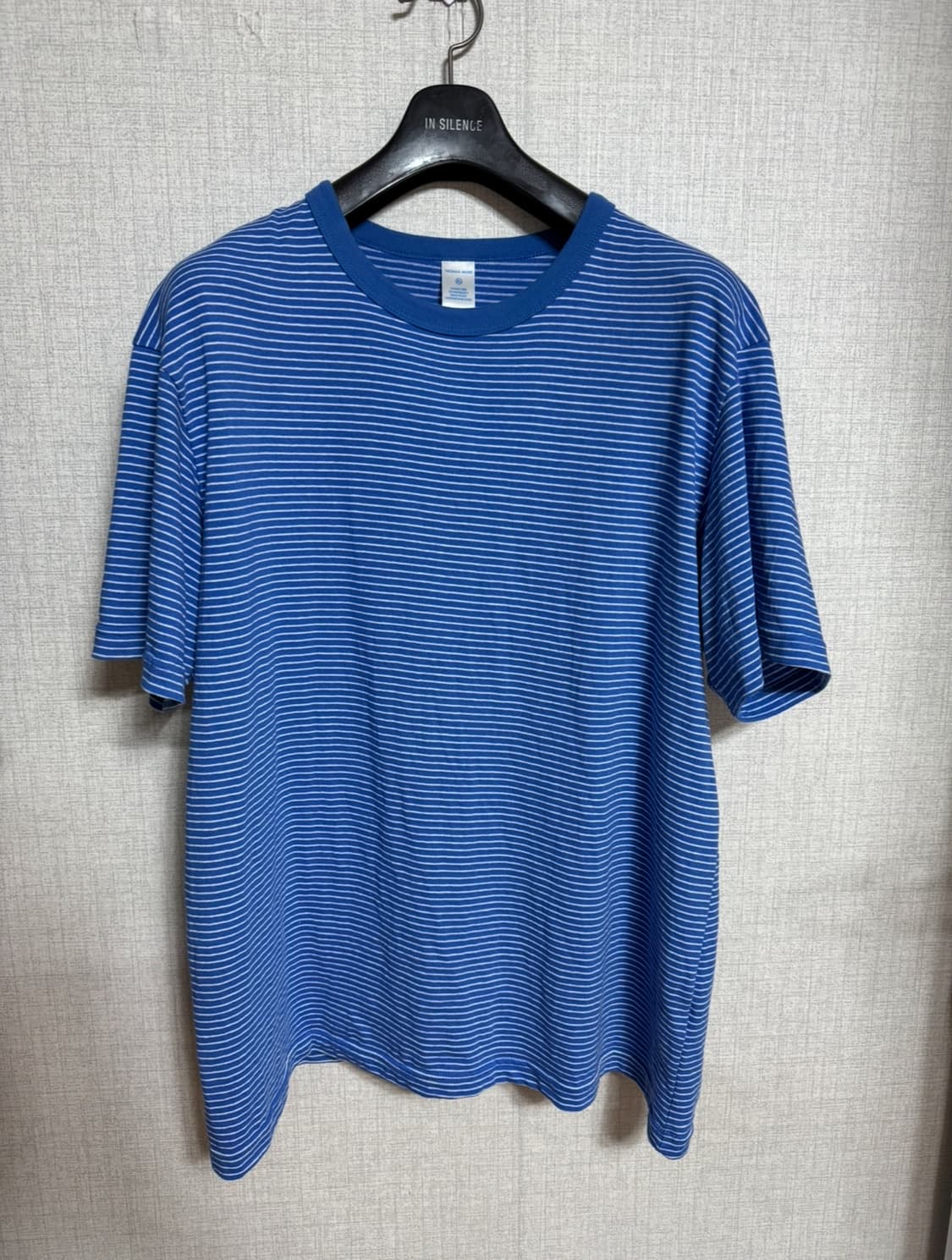 토마스모어 씬 스트라이프 티셔츠 블루 xl 팝니다 상품이미지3