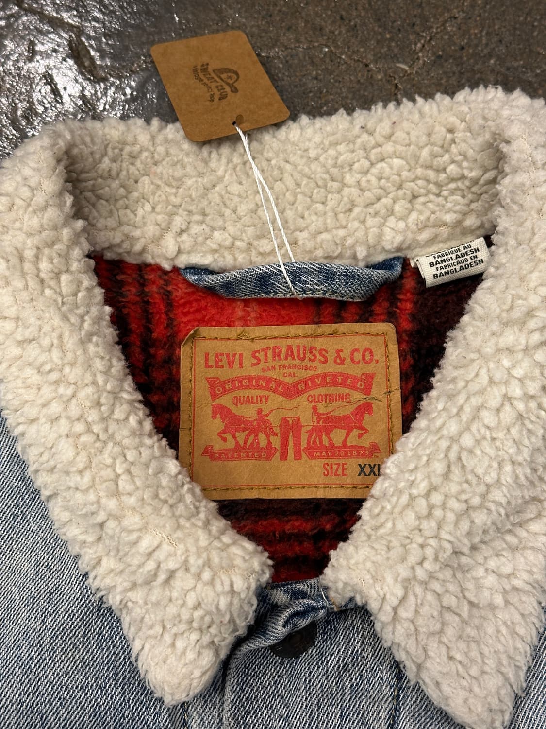 리바이스 쉐르파 데님자켓 XXL 상품이미지4