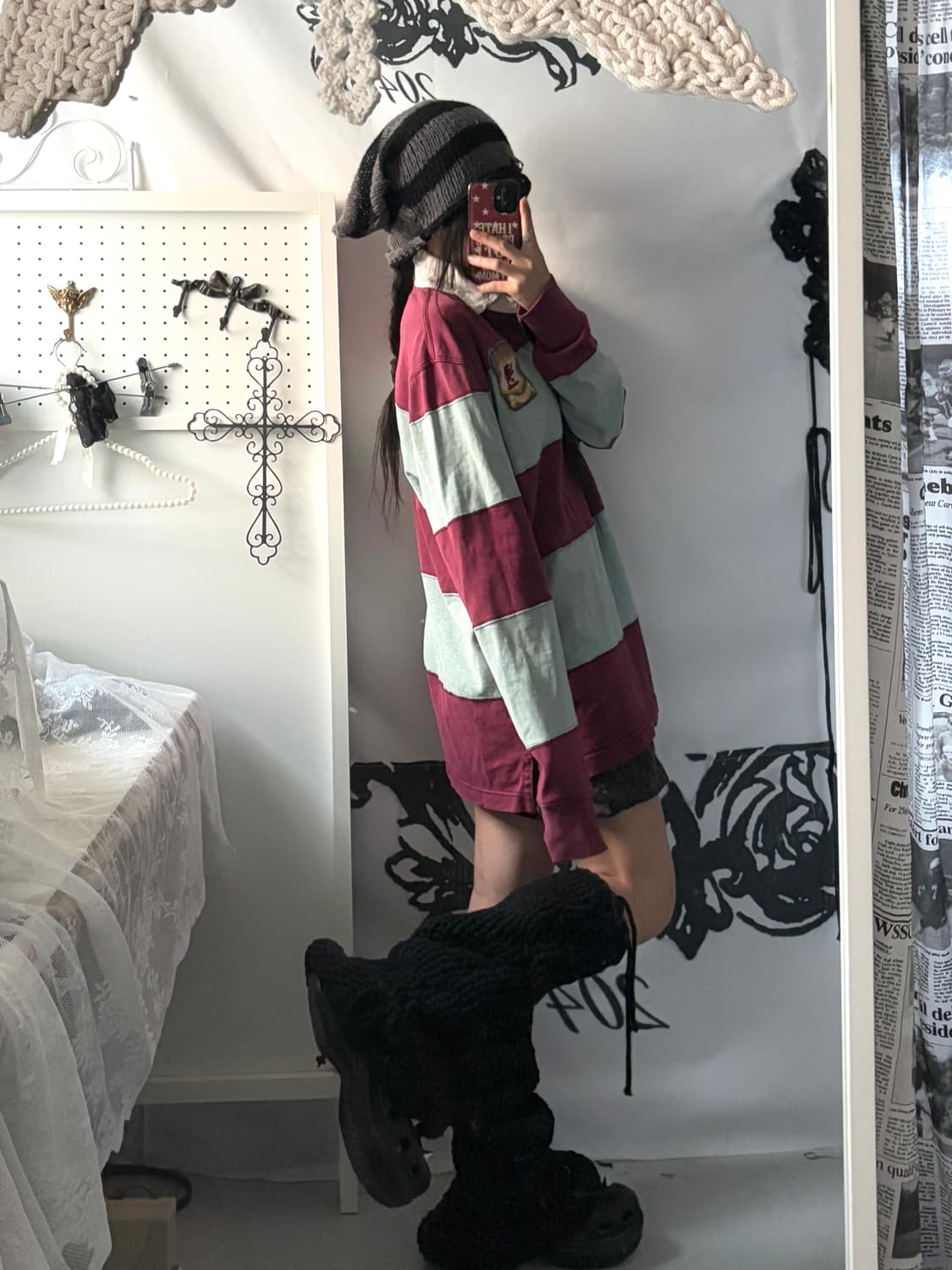 • striped rugby t-shirt 상품이미지4