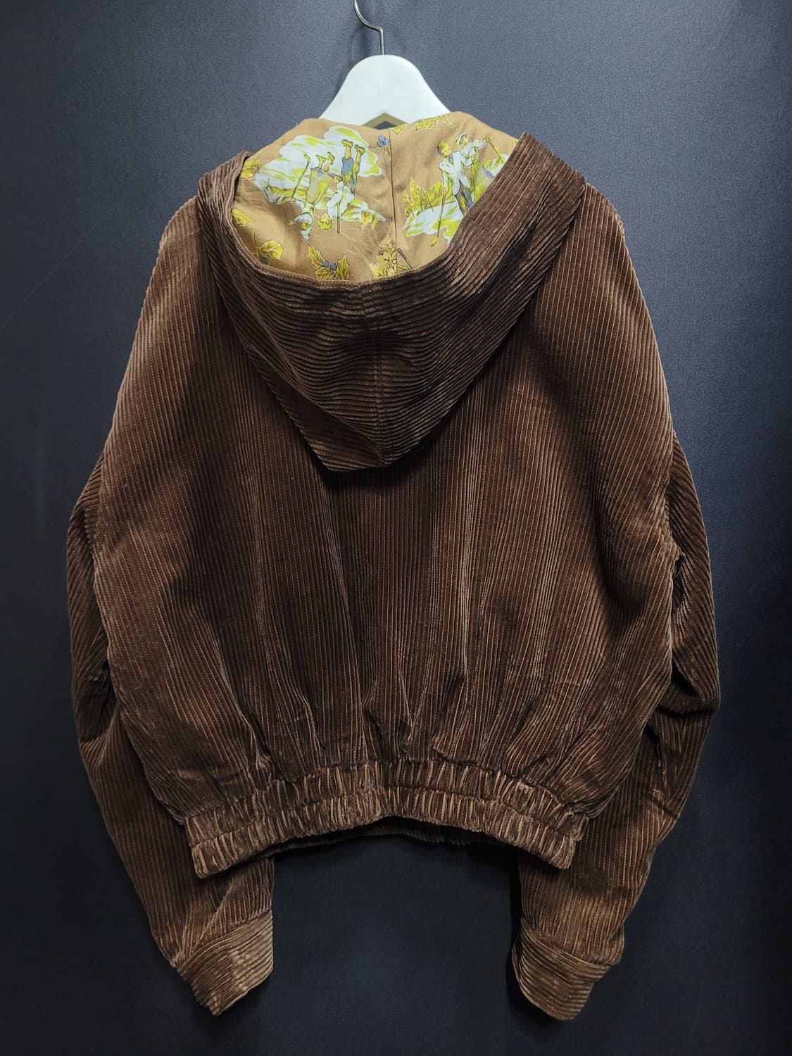 BLACK AND WHITE 블랙앤화이트 빈티지 코듀로이 떡볶이 숏자켓 상품이미지4