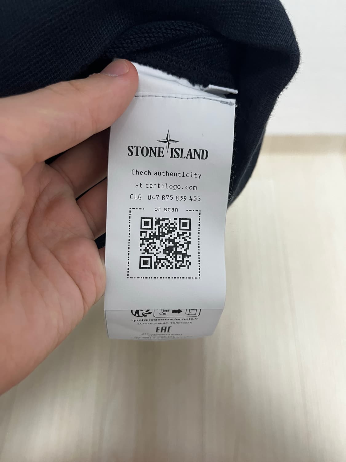 스톤아일랜드 25ss 네이비 블루 맨투맨 상품이미지5