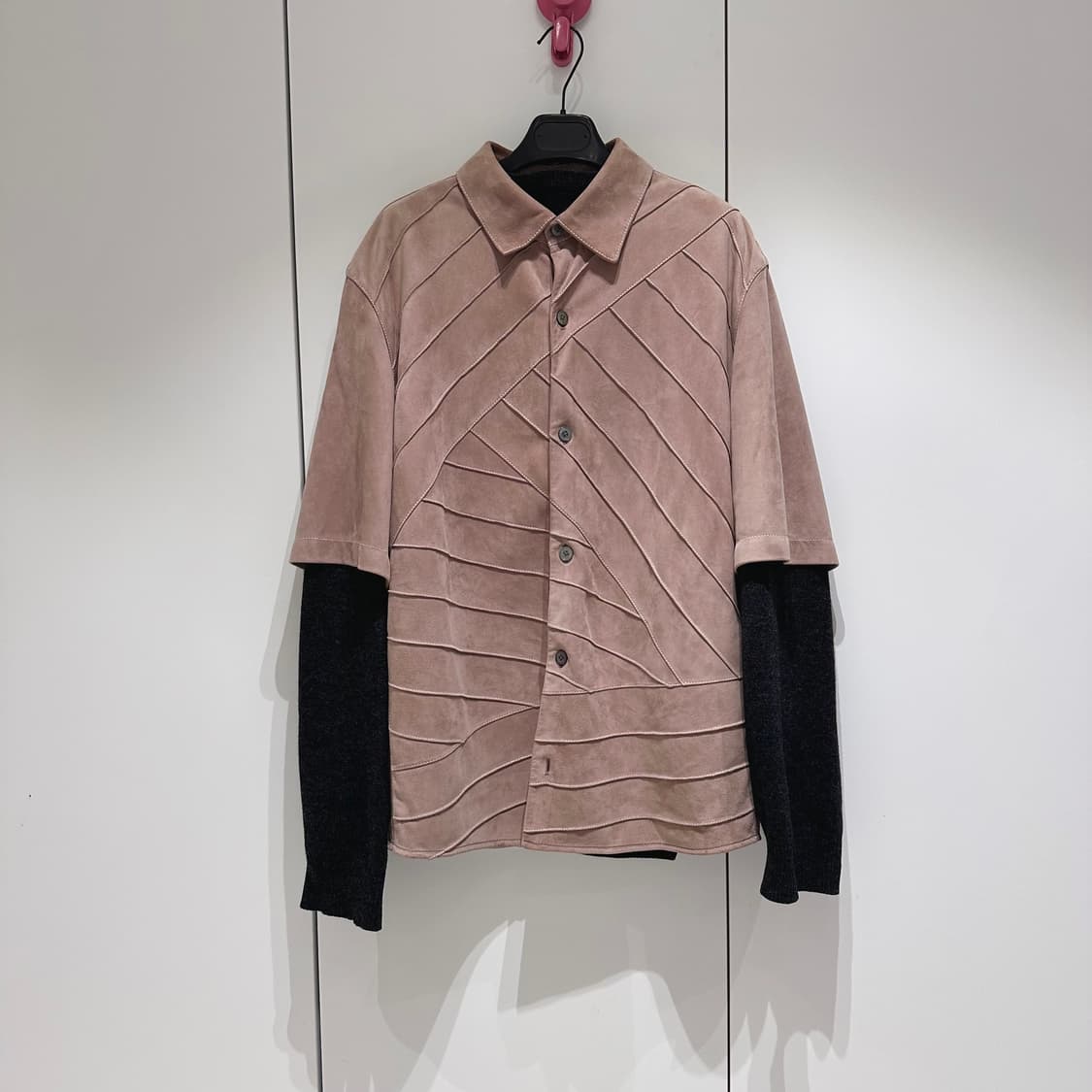 22s/s 에르메스 고트 스웨이드 반팔 셔츠 상품이미지10