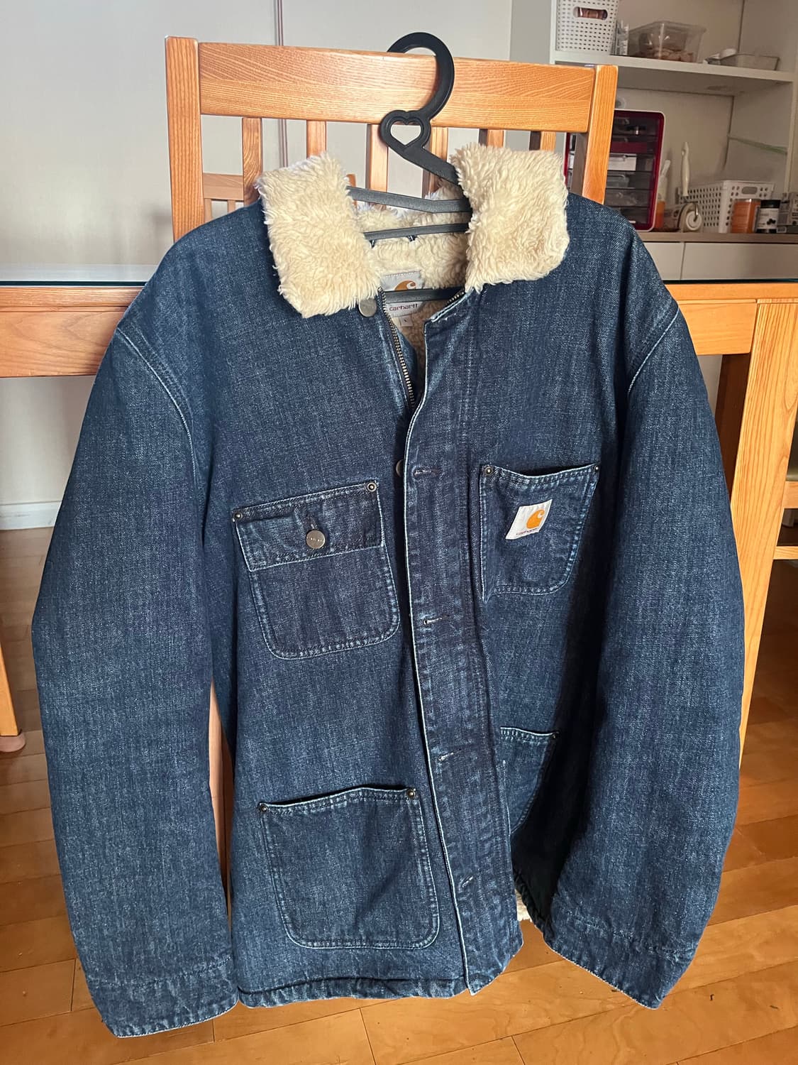 칼하트 양털 데님 워크 자켓 상품이미지1