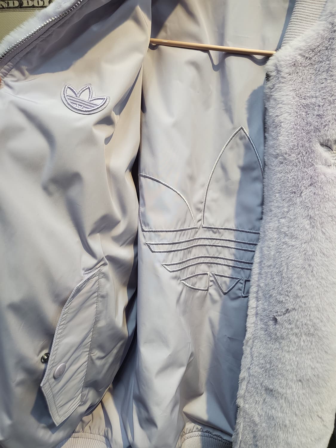 아디다스 리버시블 퍼 자켓 상품이미지4