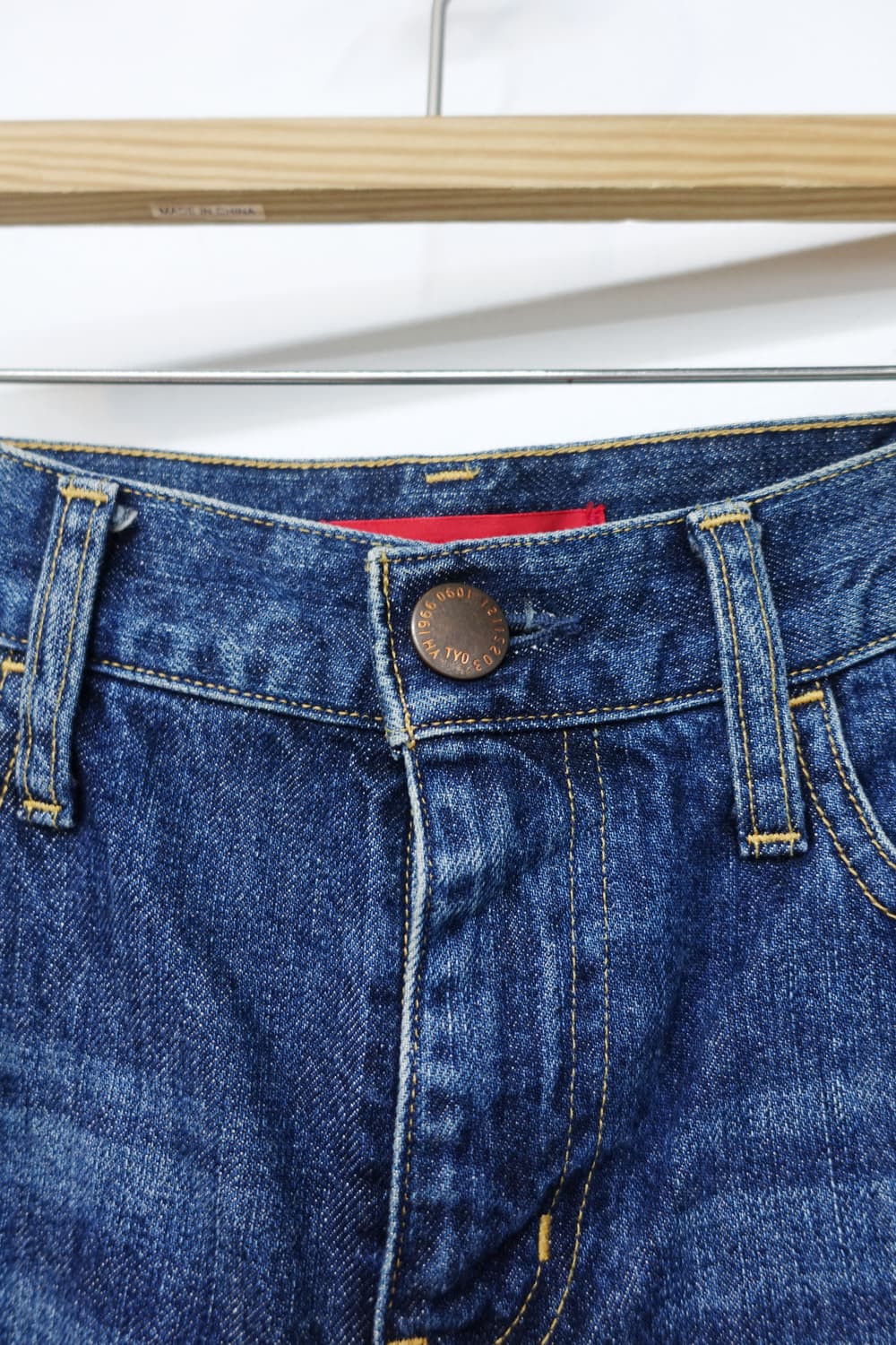 레드 카드 와이드 데님 팬츠 상품이미지6