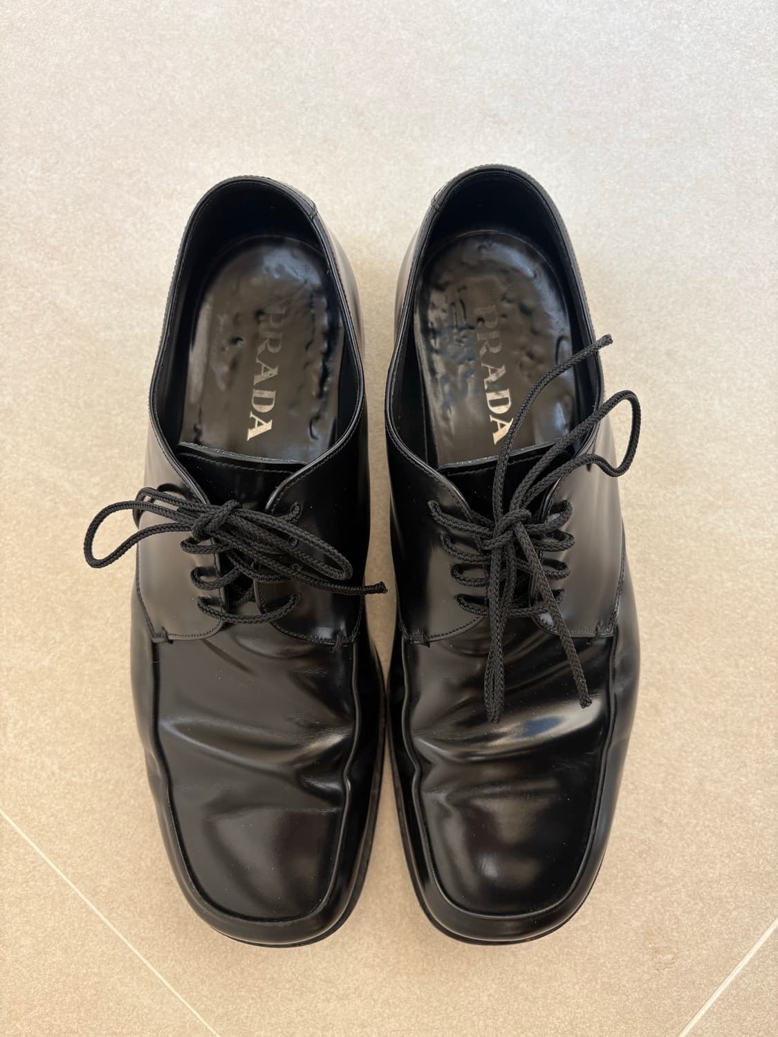 프라다 더비 스퀘어토 uk7 / 260 상품이미지2