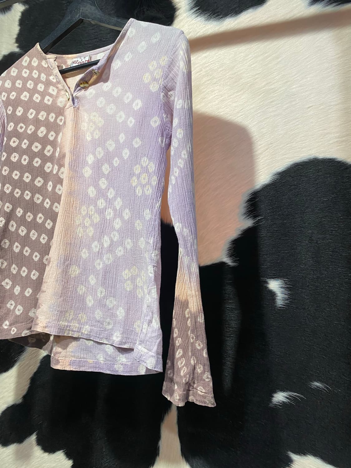 Japanese vtg 에스닉 문양 디테일 롱슬리브 상품이미지3