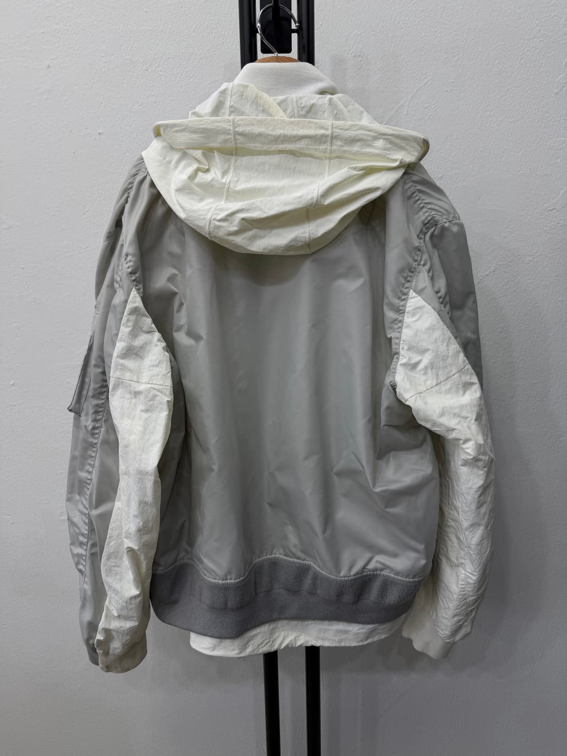 매장판정품) 나이키x사카이 NRG 레이어드 붐버 자켓 L 상품이미지6