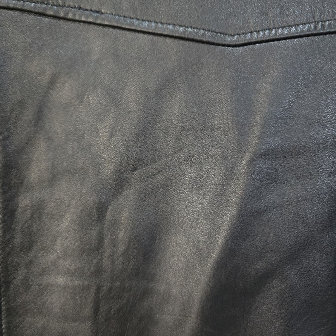 비바스튜디오(vivastudio) 램스킨 라이더 가죽자켓 블랙 S 상품이미지6