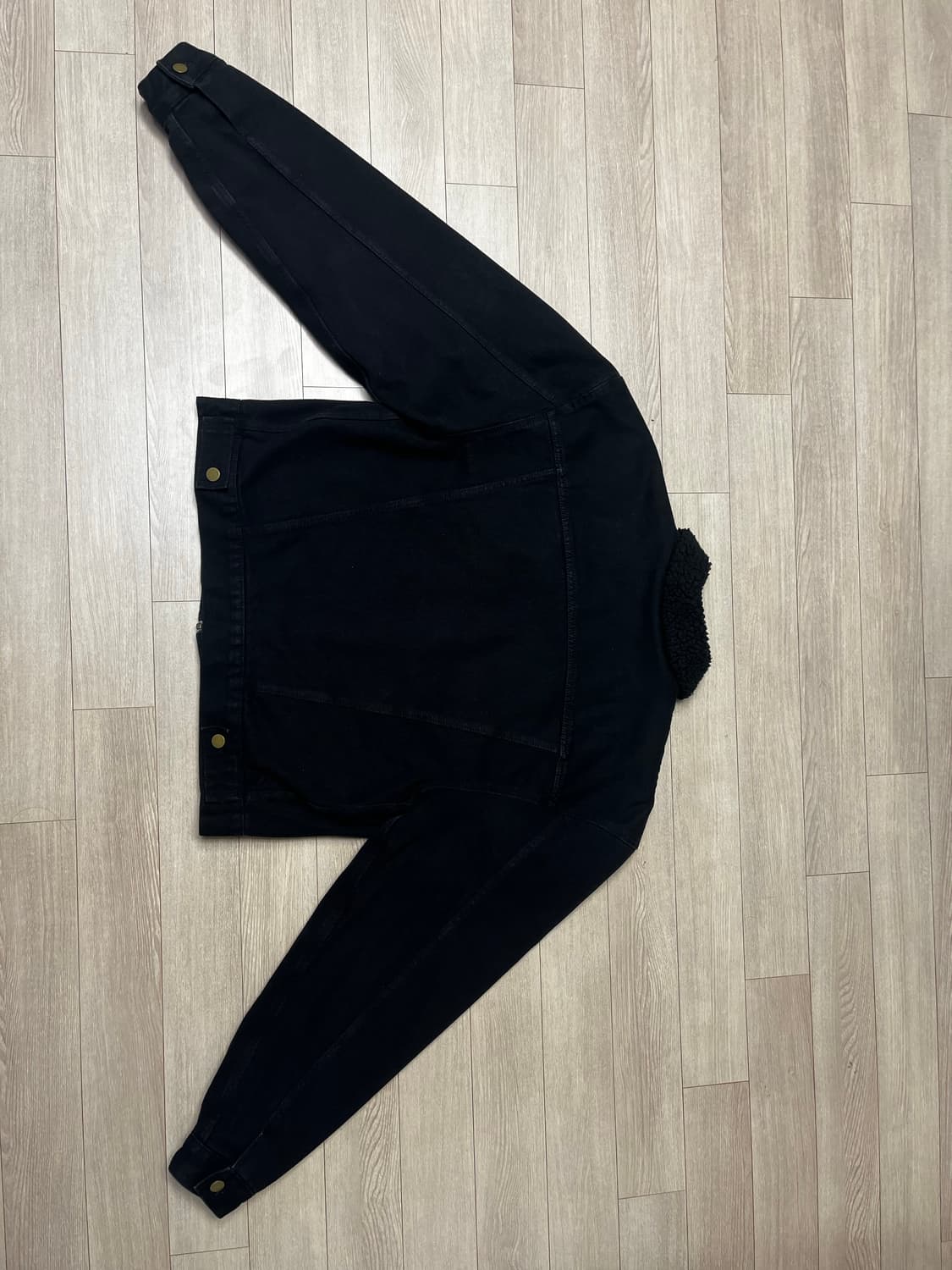 뉴치프시크 디피 플리스 헤비 데님 트러커 자켓 상품이미지4