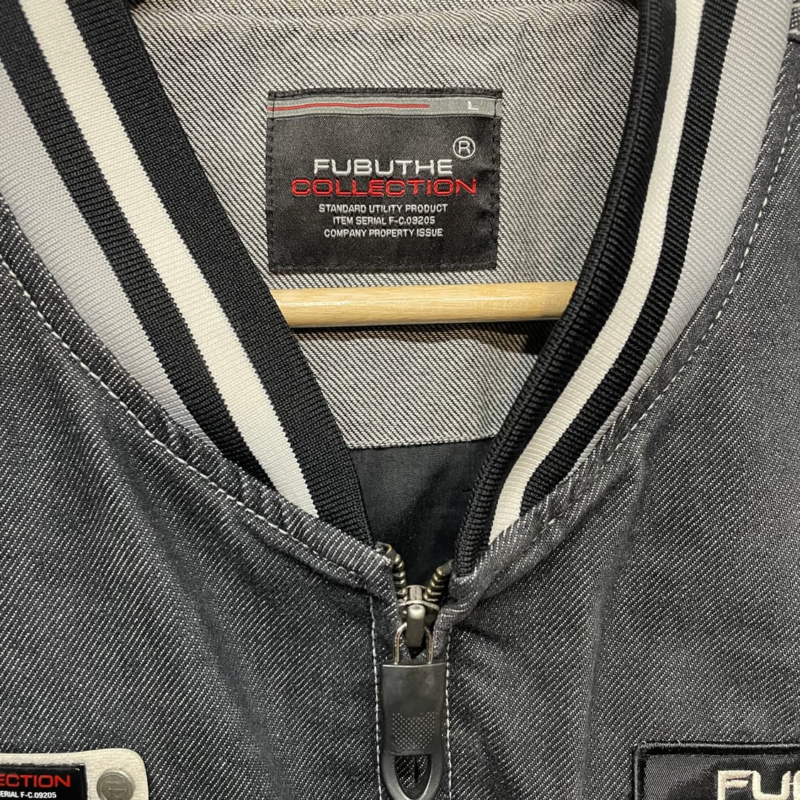 Fubu 후부 더 컬렉션 y2k 데님 바시티 상품이미지4