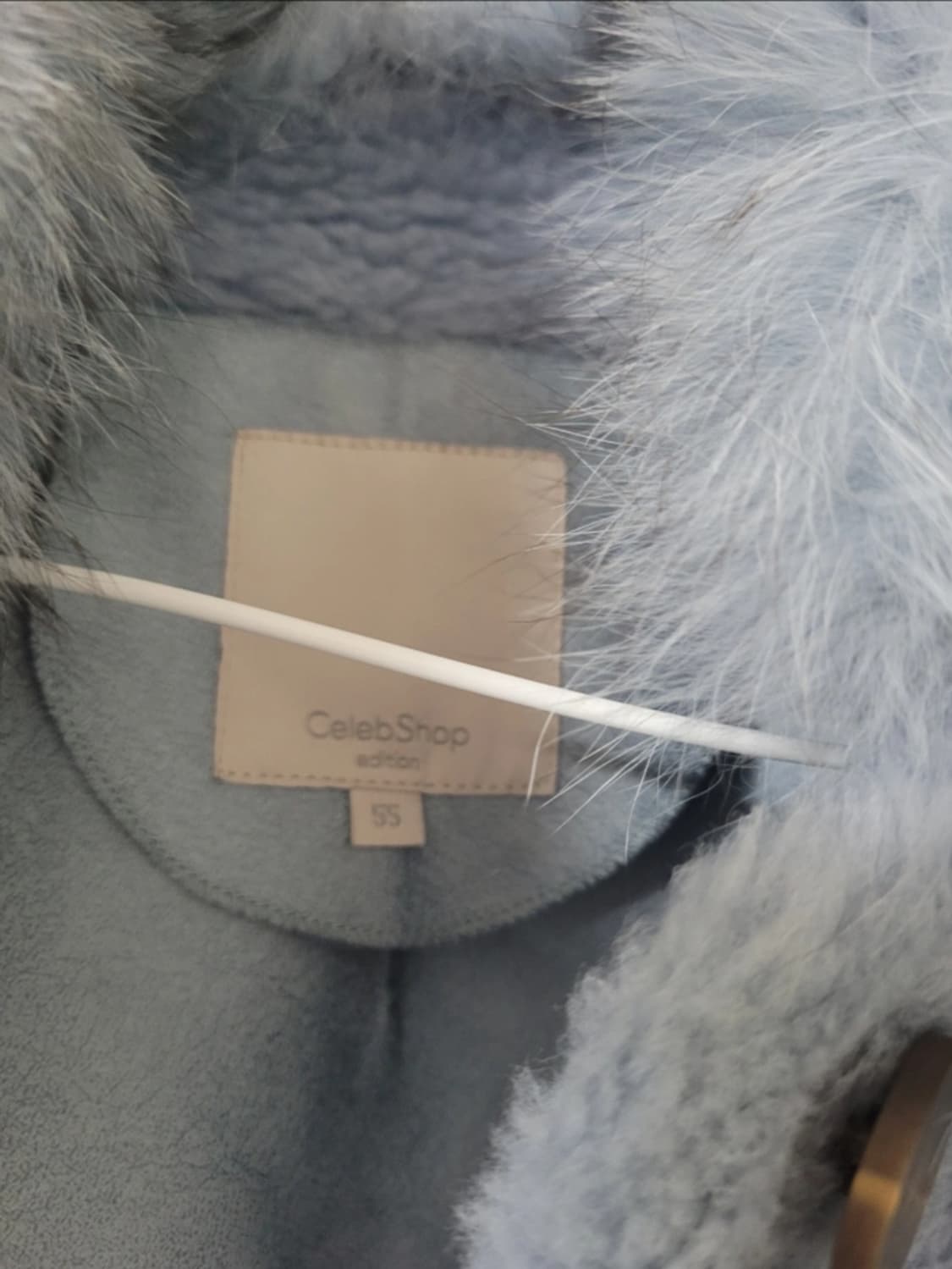 사가퍼스 양모자켓 하늘색상 상품이미지7