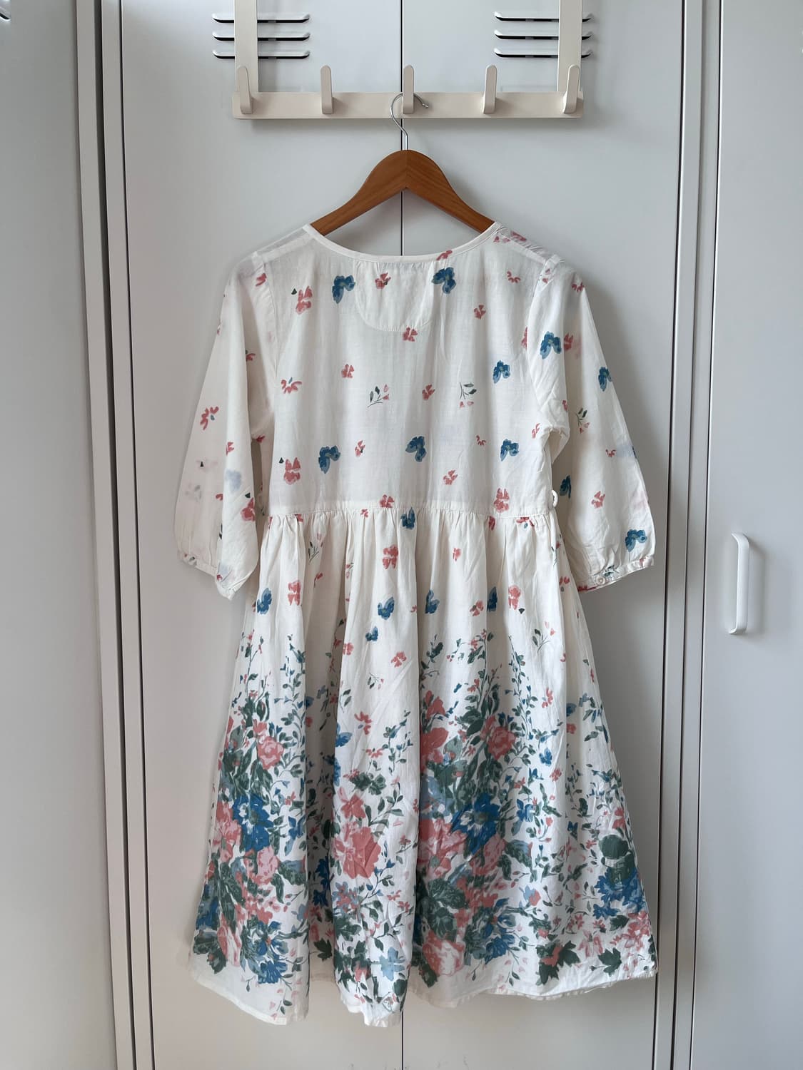 Vintage 꽃패턴 핀턱 원피스 상품이미지8