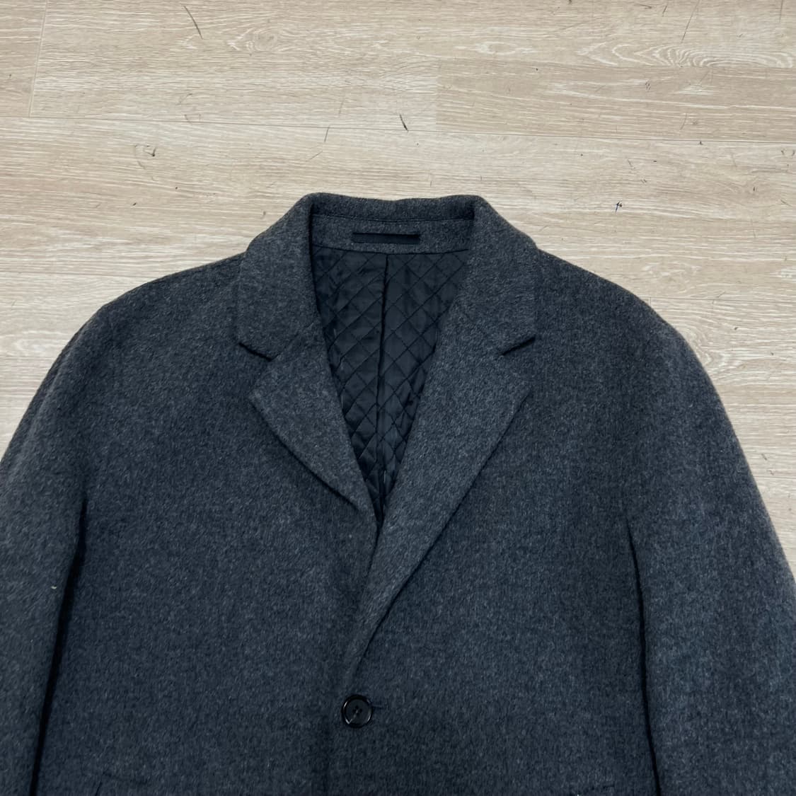 킨록 바이 킨록앤더슨 캐시미어 블렌디드 싱글코트 [차콜] L/100 상품이미지2