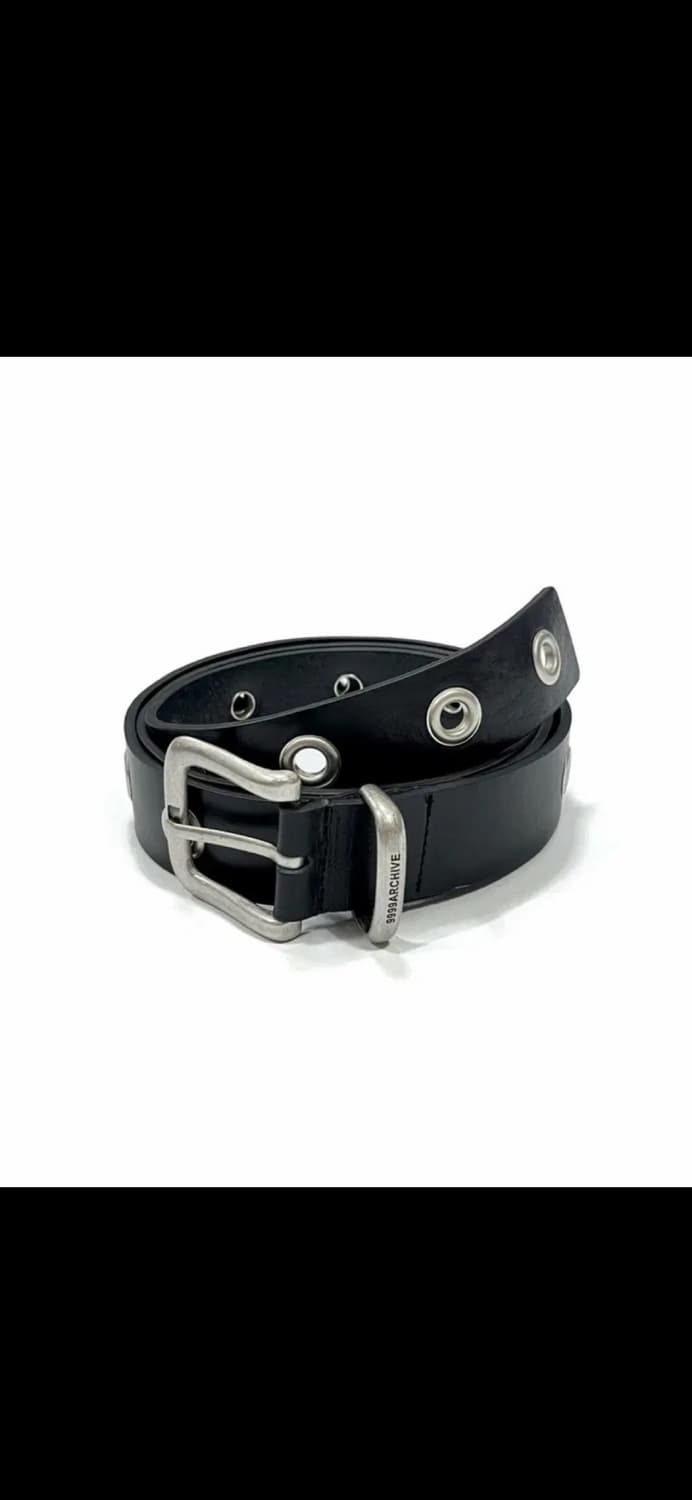9999아카이브 아일렛 블랙 와이드 벨트 상품이미지1