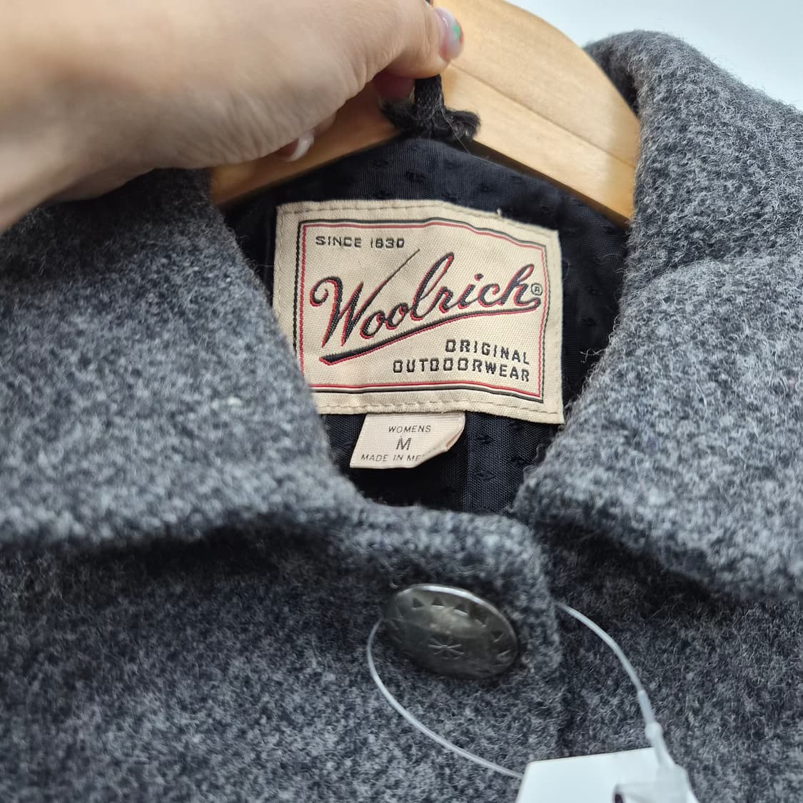 울리치 회색 모직 숏코트 남녀공용 M 상품이미지3