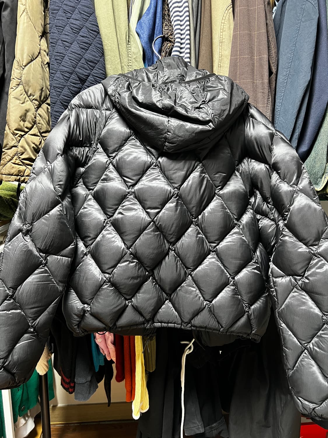 로아 라이트 다운 자켓 블랙 L 상품이미지2