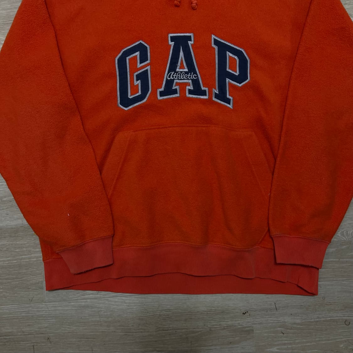 갭 GAP 빅로고 후리스 플리스 후드 티셔츠 [오렌지] S/90 상품이미지3