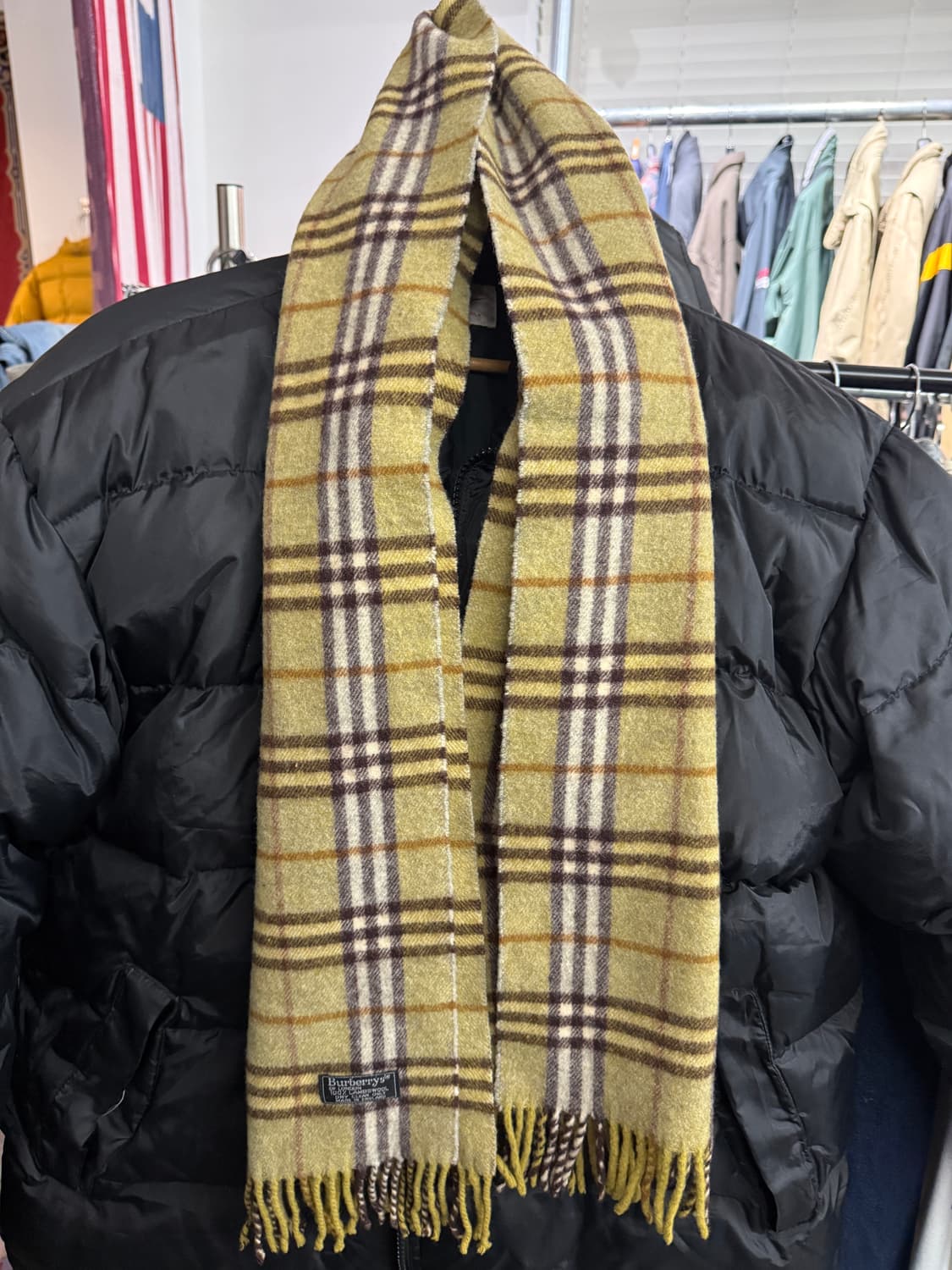 버버리 머플러 made in England 상품이미지2