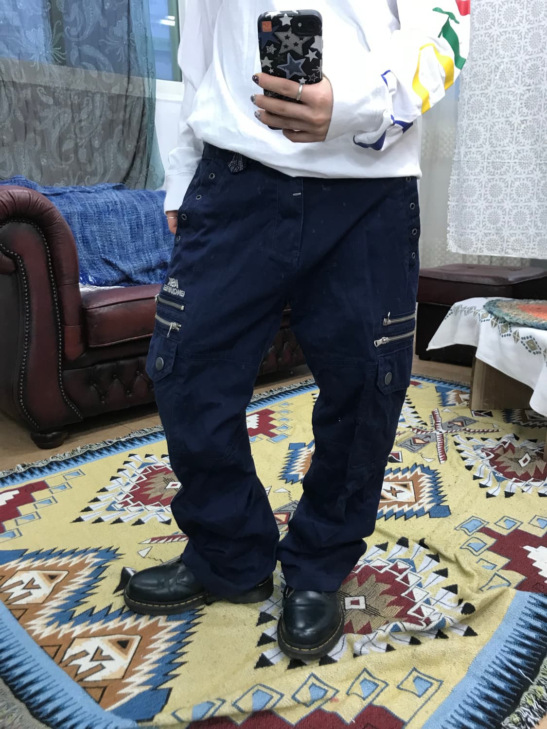 에스크 ASK 네이비 카고팬츠 (Z1036) 상품이미지1