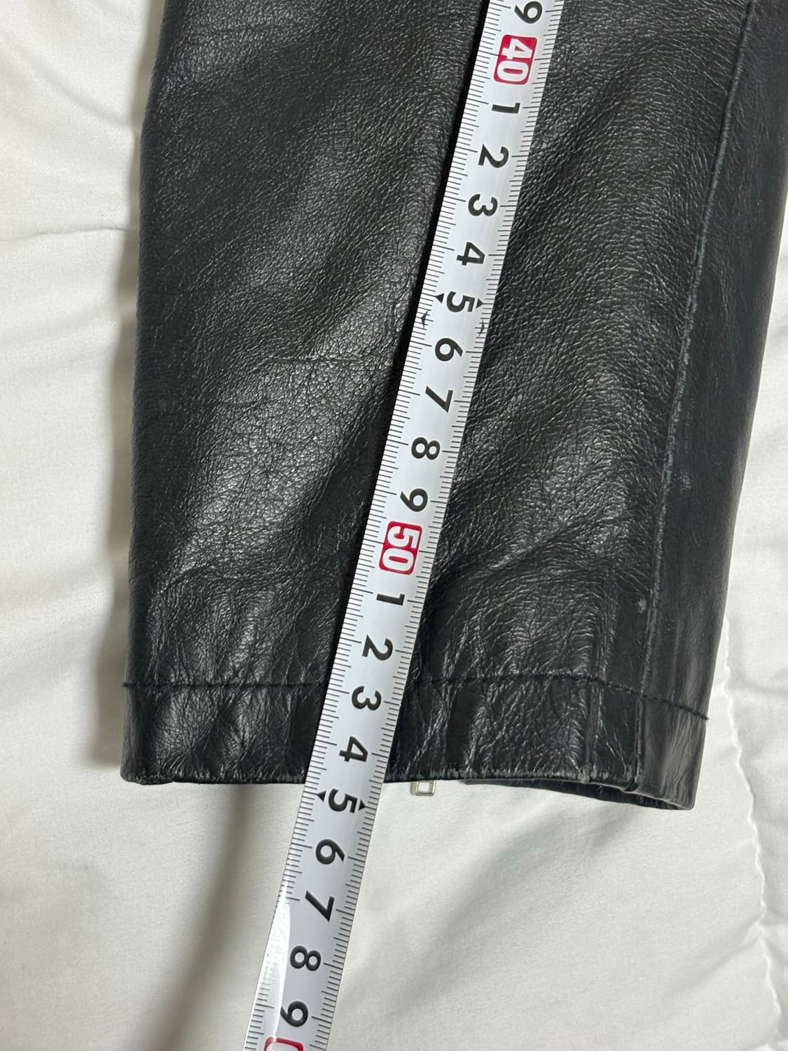 일본빈티지 락시크펑크 셔링레더자켓 상품이미지3