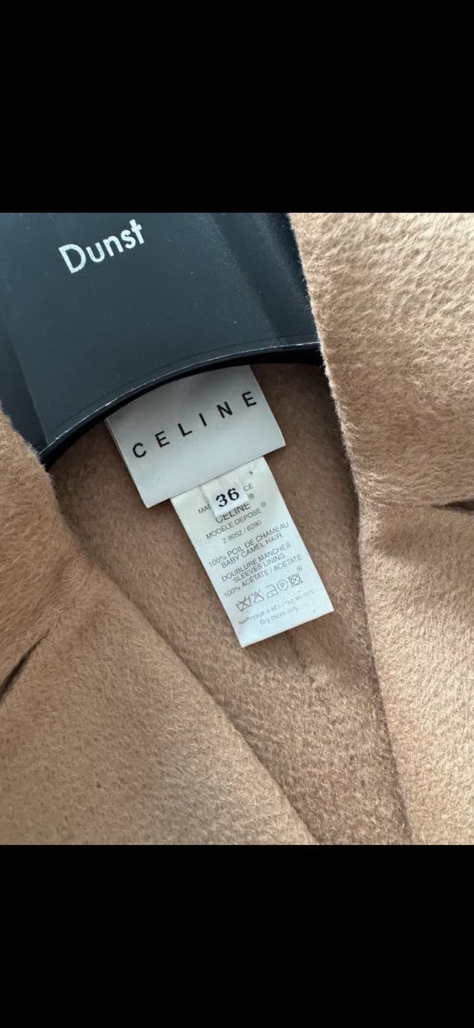 셀린느 celine 베이키 카멜 캐시미어 코트 36 핸드메이드 해 상품이미지4