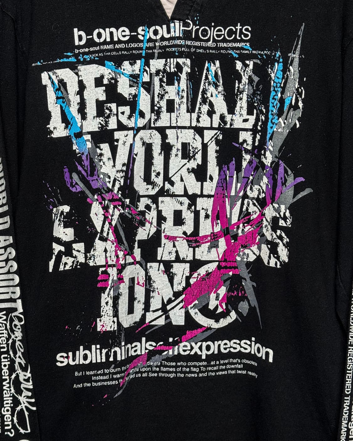 b-one soul projects – Graphic Long Sleev 상품이미지3