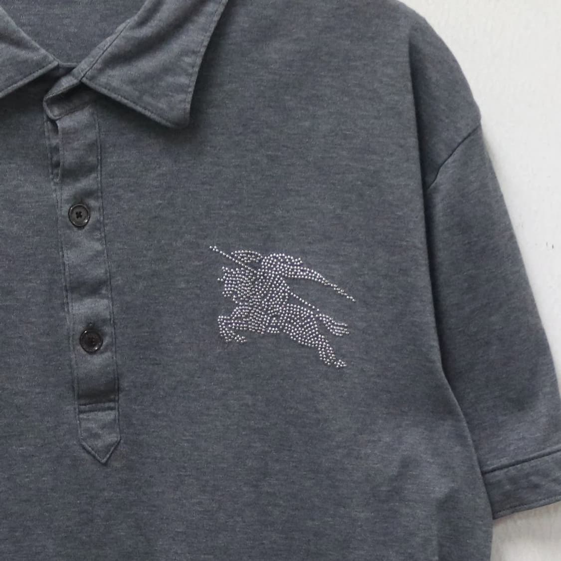 버버리 블랙 라벨 빅 로고 카라티셔츠 66109 상품이미지4