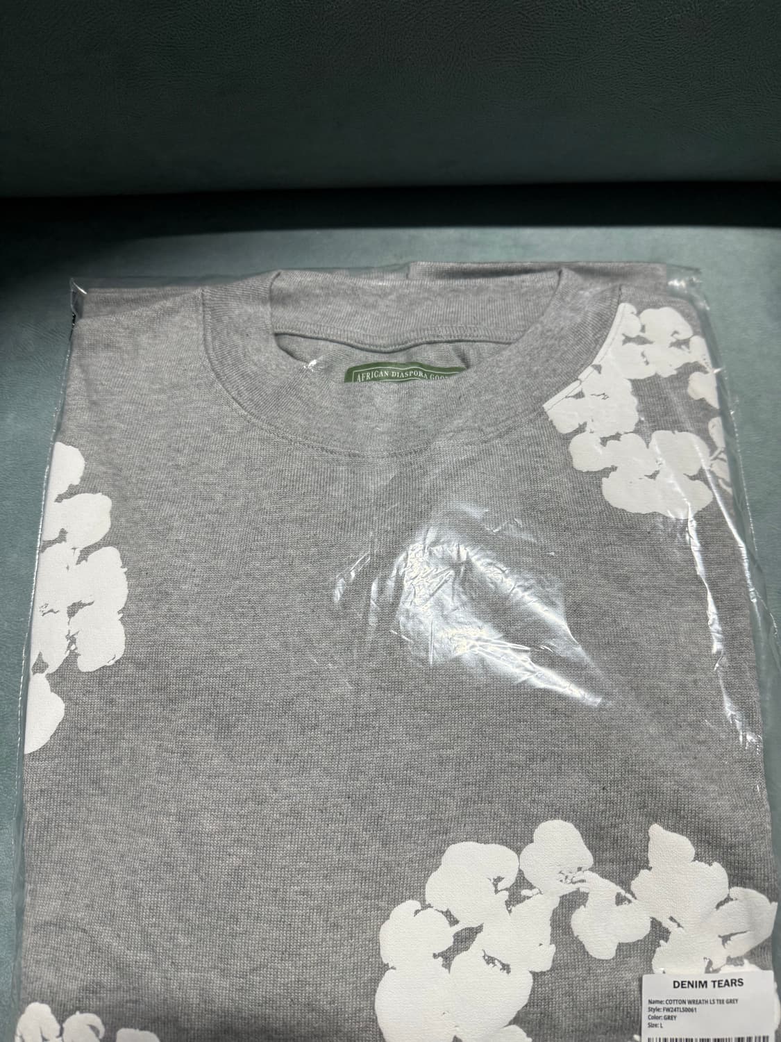 데님티어스 롱슬리브 grey (L) 상품이미지3