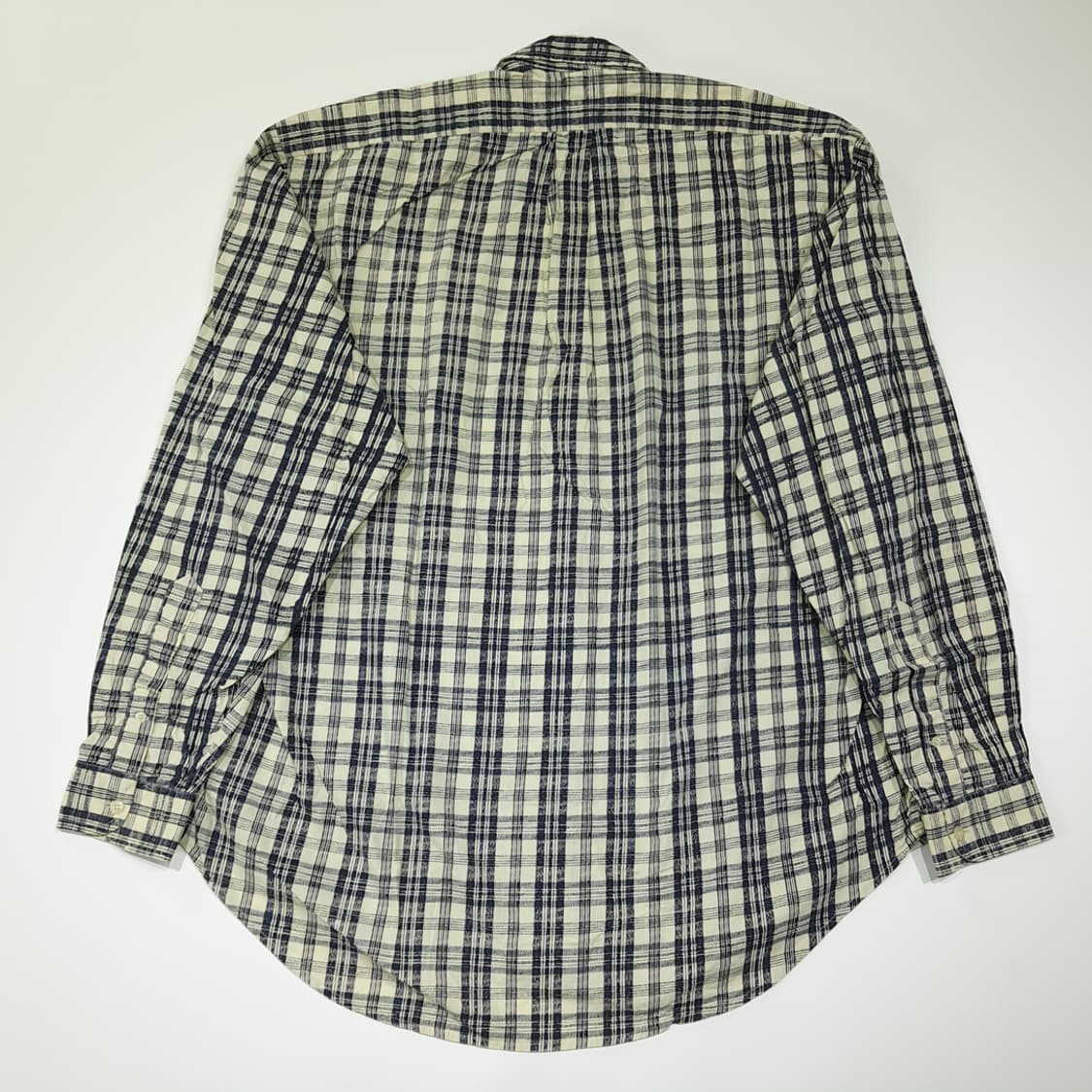 CL603 XL 폴로 90s 미국판 레트로 모던체크 아이보리 셔츠 남방 상품이미지6