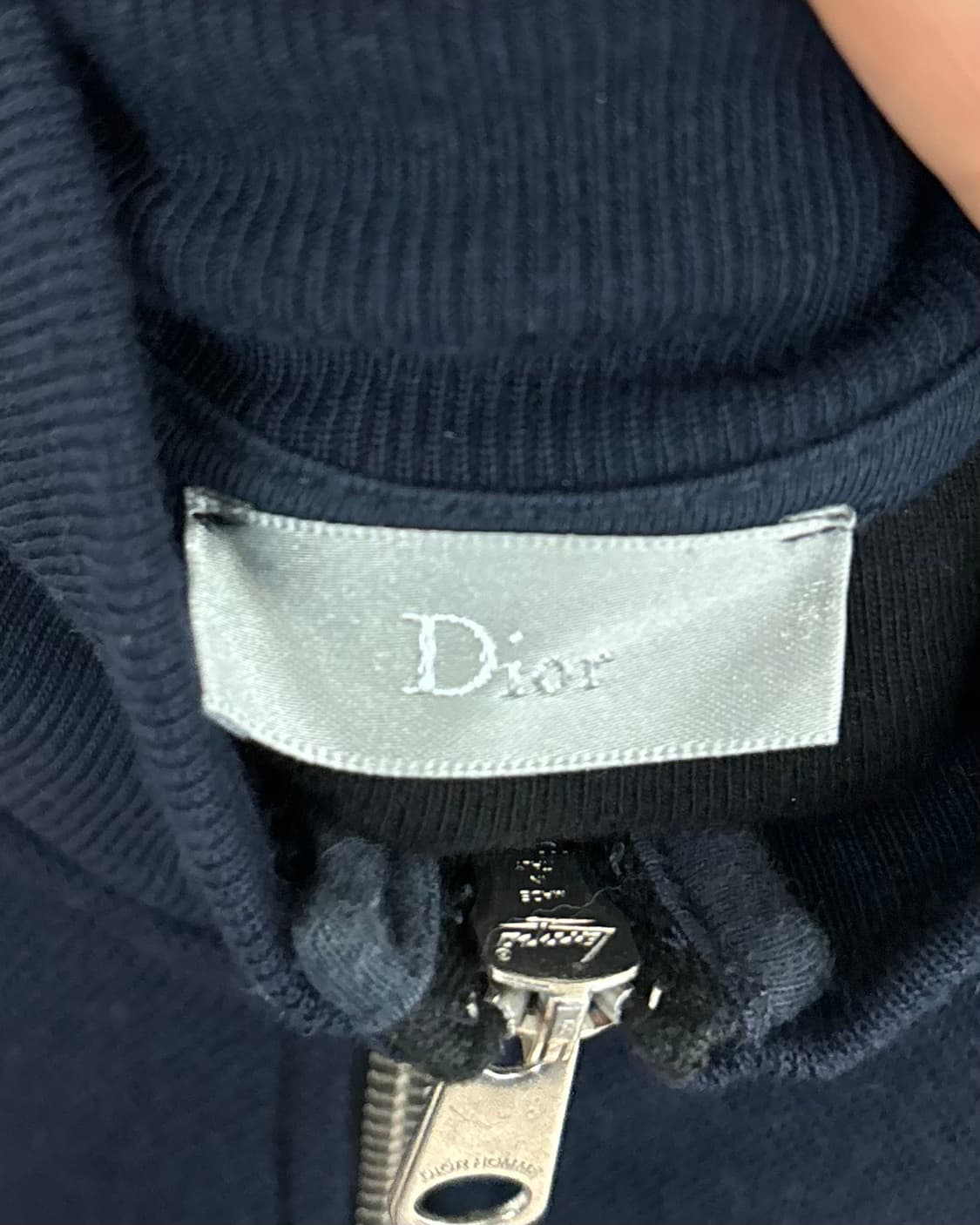 디올 네이비 니트 집업 상품이미지7