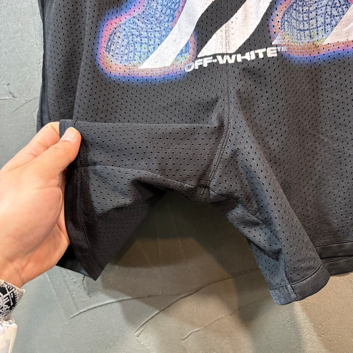 [M] OFF WHITE 오프화이트 메쉬 반바지 상품이미지3