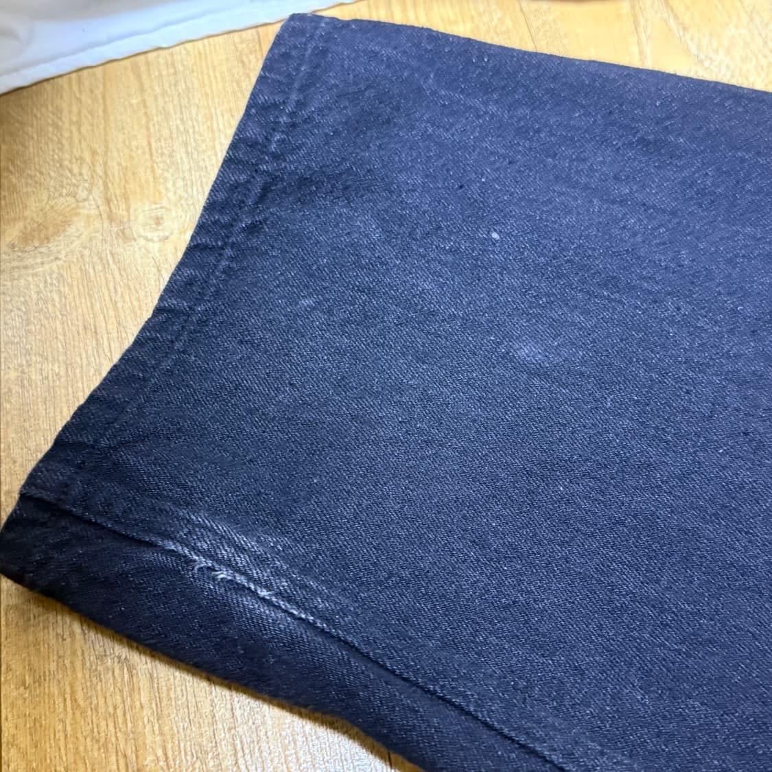 코모리 벨티드데님 블랙 3사이즈 상품이미지3