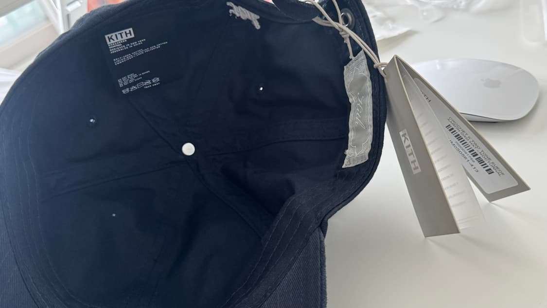 KITH 크로셰 K 아론 클래식 캡 네이비 상품이미지3